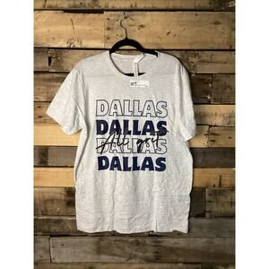 Women’s Gray Dallas All Grit T Shirt Size Large